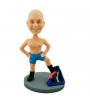 customised casual naked man bobblehead doll