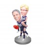 customised couple footy funny bobblehead