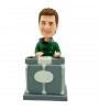 customised dj bobblehead swings the record