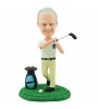 customised golfer swing a stick bobblehead