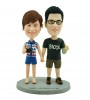 customised photographer couple bobblehead