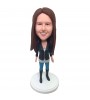customised pretty female bobblehead