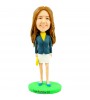 customised pretty girl bobblehead