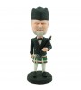 customised scottish bagpiper bobblehead