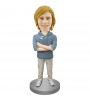 customised smart bobblehead in fleece