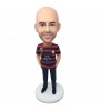 customised soccer fans bobblehead