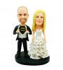 customised wedding cake topper bride tearing off shirt showing batman logo