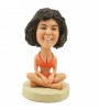 customised yoga girl bobblehead