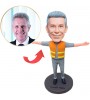 customised construction worker bobblehead