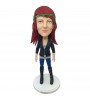 fashionable female bobblehead