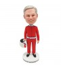 ferrari racing driver personalised bobblehead