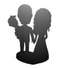 customised bobblehead for three persons