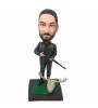 hunting man personalised bobblehead