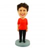 lovely old lady personalised bobblehead
