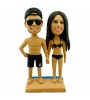personalised bikini couple sandbeach bobblehead