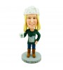 personalised casual girl carrying a cup
