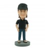 personalised casual man bobble head