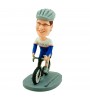 personalised cyclist bobble head doll