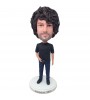 personalised gamer bobblehead with a gamepad