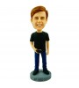 personalised gamer boy bobblehead doll