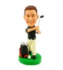 personalised golfer bobble head doll