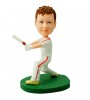 personalised kids cricket bobblehead waving a bat