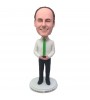 personalised male colleague bobblehead