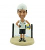 personalised sandbeach volleyball bobble head