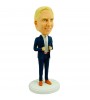 personalised smart male colleague bobblehead