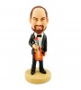 personalised violinst in swallow tailed bobblehead