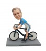 personalised professional cyclist in racing suit bobblehead