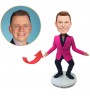 personalized dancing casual man bobblehead