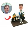personalized motorcycle racers bobblehead