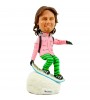 skier personalised bobblehead