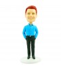 smart male colleague bobblehead