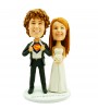 superman wedding cake topper bobblehead