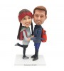 travel couple bobbleheads personalised