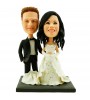 wedding cake topper personalised bride and groom