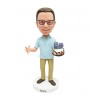 young man birthday custom bobblehead